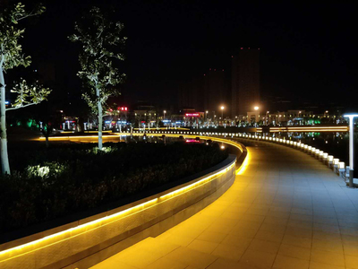 寶典電氣集團申報【蒙城縣城南新區2016年(逍遙公園、夢蝶公園、鯤鵬公園)三個公園亮化】參與優秀照明工程案例評選|中國照明行業2019年金手指獎